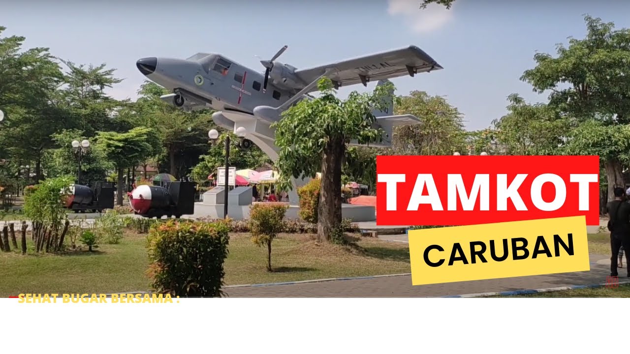 Keliling Taman Kota Caruban Mejayan Madiun, Wisata Murah Keluarga