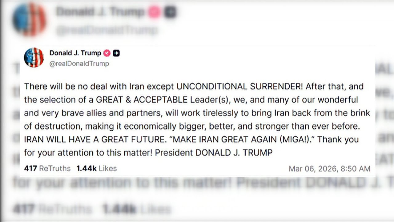 Trump dice que sólo una 
