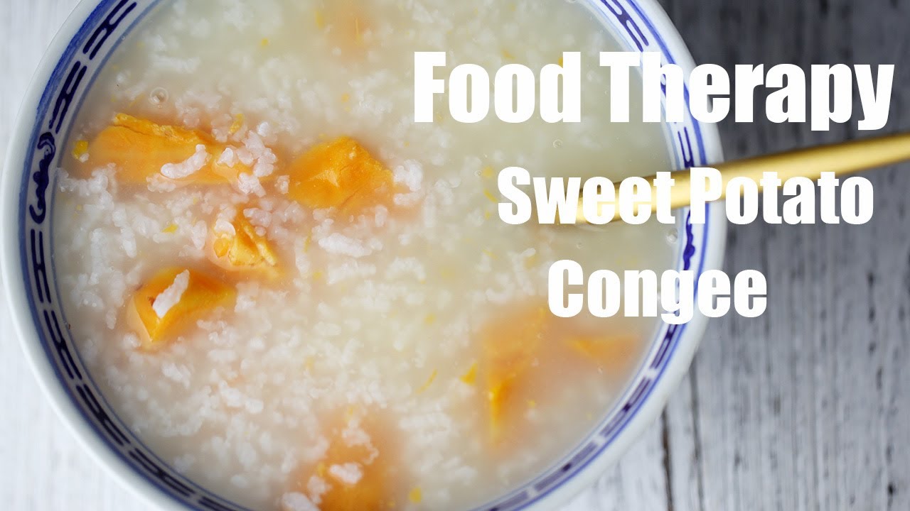 Chinese Food Therapy Sweet Potato Congee can Strengthen the Spleen and Stomach, Replenish Qi