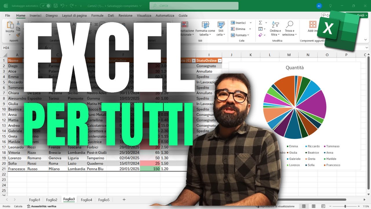 EXCEL in POCHE PAROLE 😱 TUTORIAL ITALIANO per TUTTI!