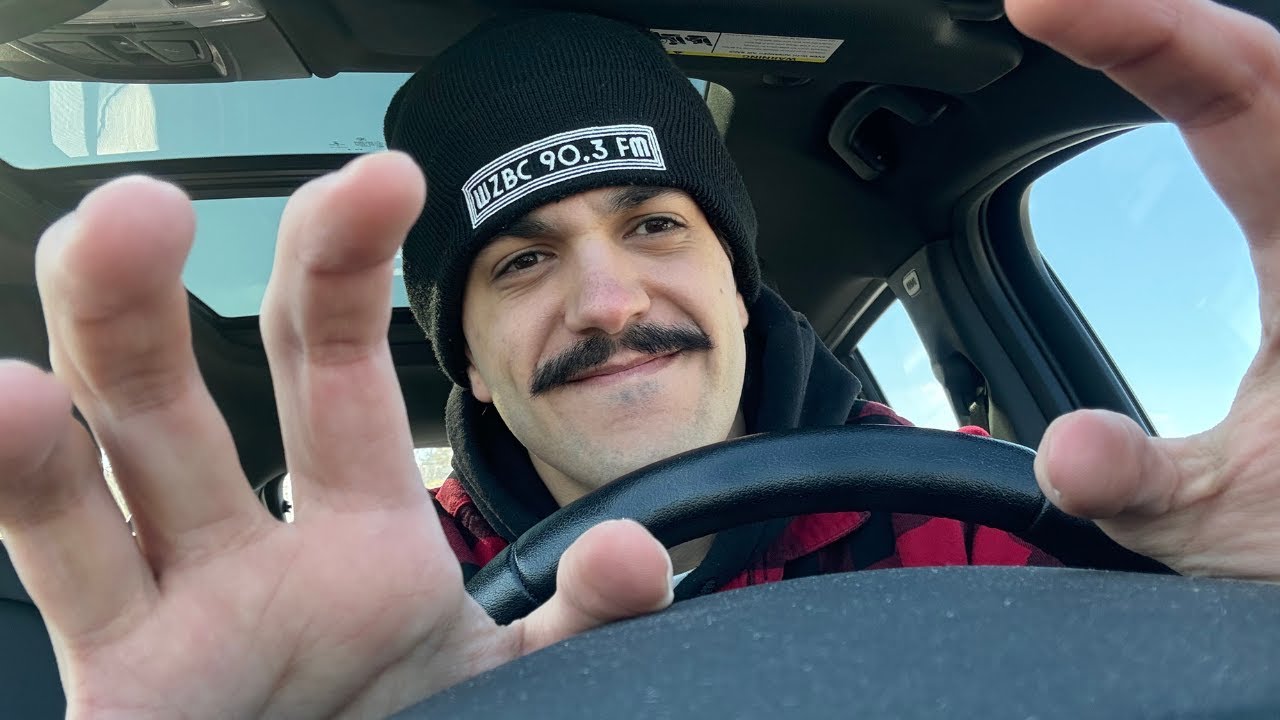Lofi Fast & Aggressive ASMR in the Car (camera tapping, positive affirmations, personal attention)