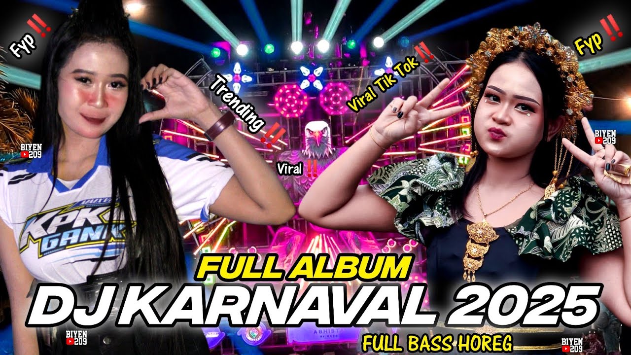 DJ FULL ALBUM VIRAL 2025 - DJ KARNAVAL AMUNISI CEKSOUND FULL BASS HOREG - VIRAL TIKTOK‼️