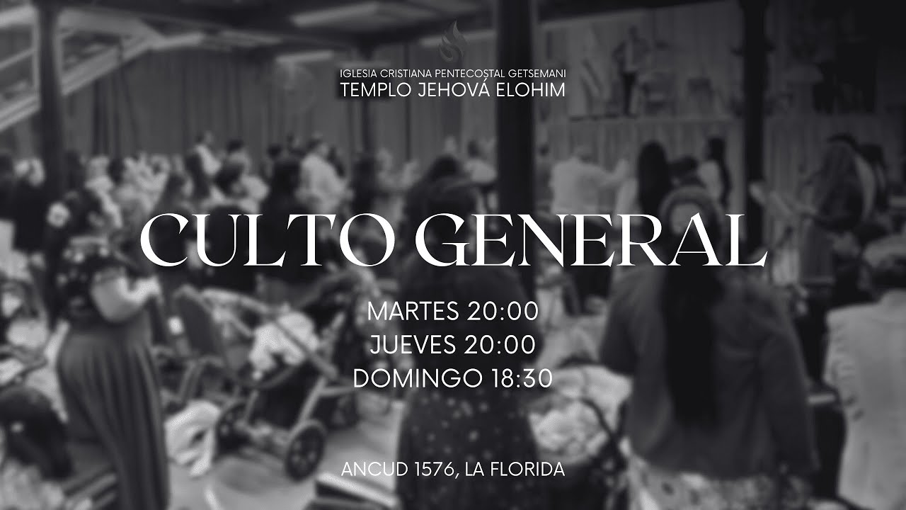 CULTO GENERAL 01/03/2026 | TEMPLO JEHOVÁ ELOHIM