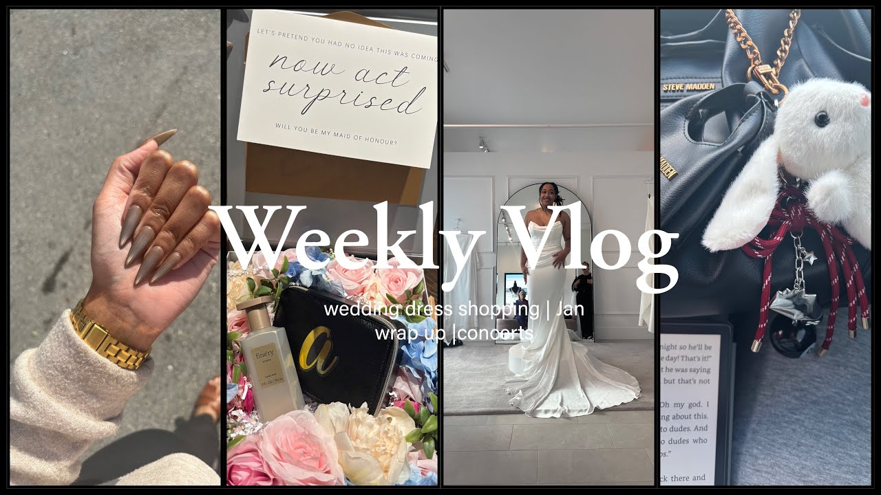 Weekly Vlog | wedding prep, concert pre sales, reading slumps | Alexis Victoria 