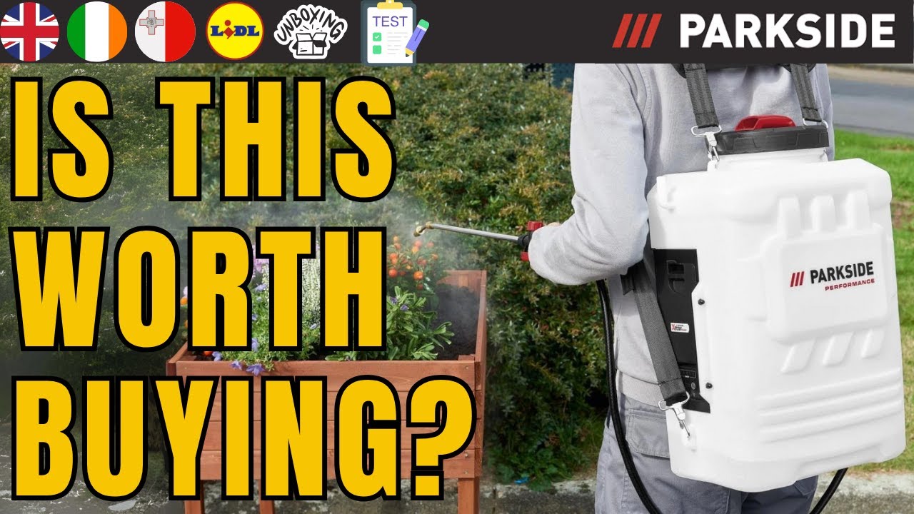 20 V CORDLESS BACKPACK PRESSURE SPRAYER Parkside Performance PPRDS 20-Li C3 UK ENGLISH IRISH LIDL