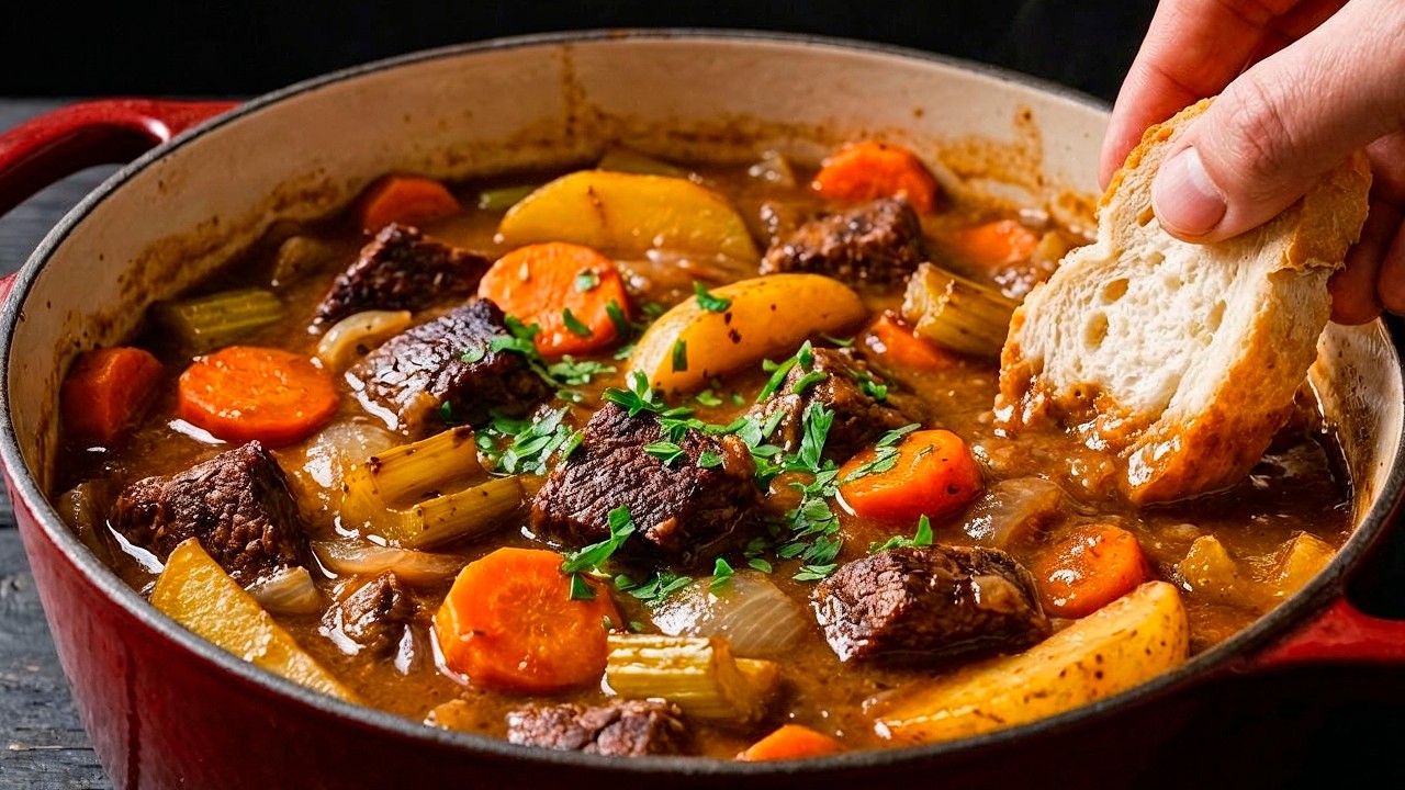 Das leckerste Rindfleischeintopf-Rezept aller Zeiten! Rezept von meiner Tante in IRLAND!
