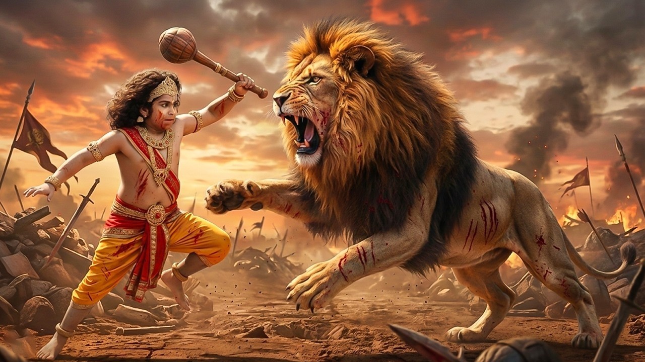 राक्षस ने हनुमान जी को बंधी बनाकर काटा उनका सिर | Sankat Mochan Mahabali Hanuman #hanuman