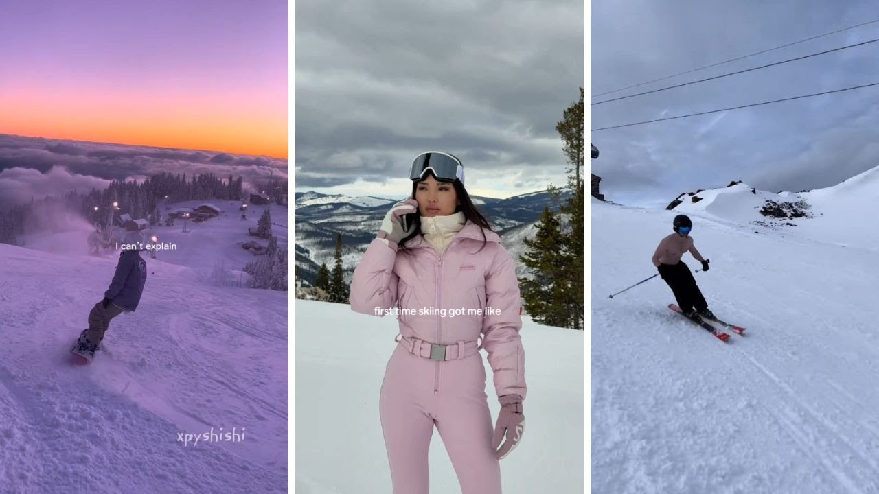 Beautiful Skiing Moments tiktok Compilation 4