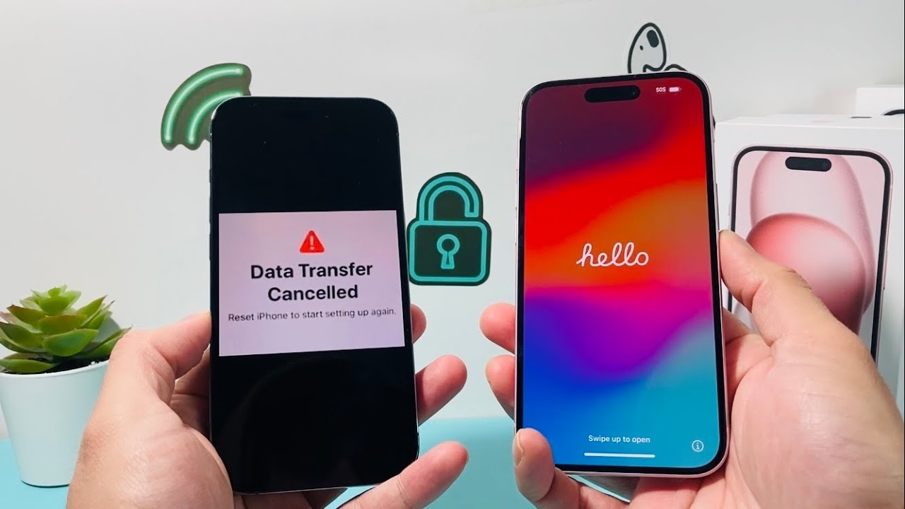 Data Transfer Cancelled on iPhone (FIXED)