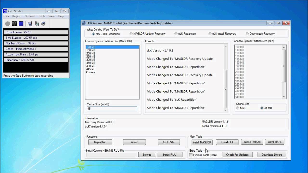 HD2: HD2 NAND Toolkit (cLK, MAGLDR & Clockwork Mod All-In-One)