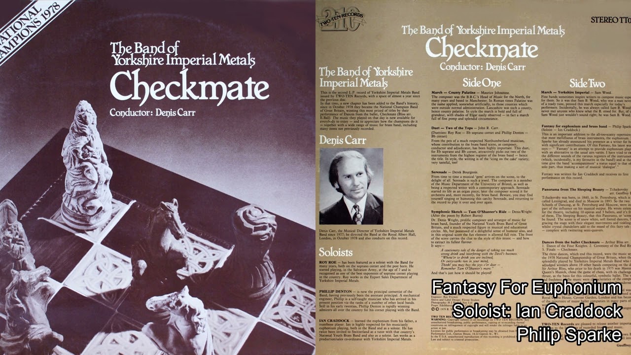 Fantasy For Euphonium (Philip Sparke) Yorkshire Imperial (LP: Checkmate)