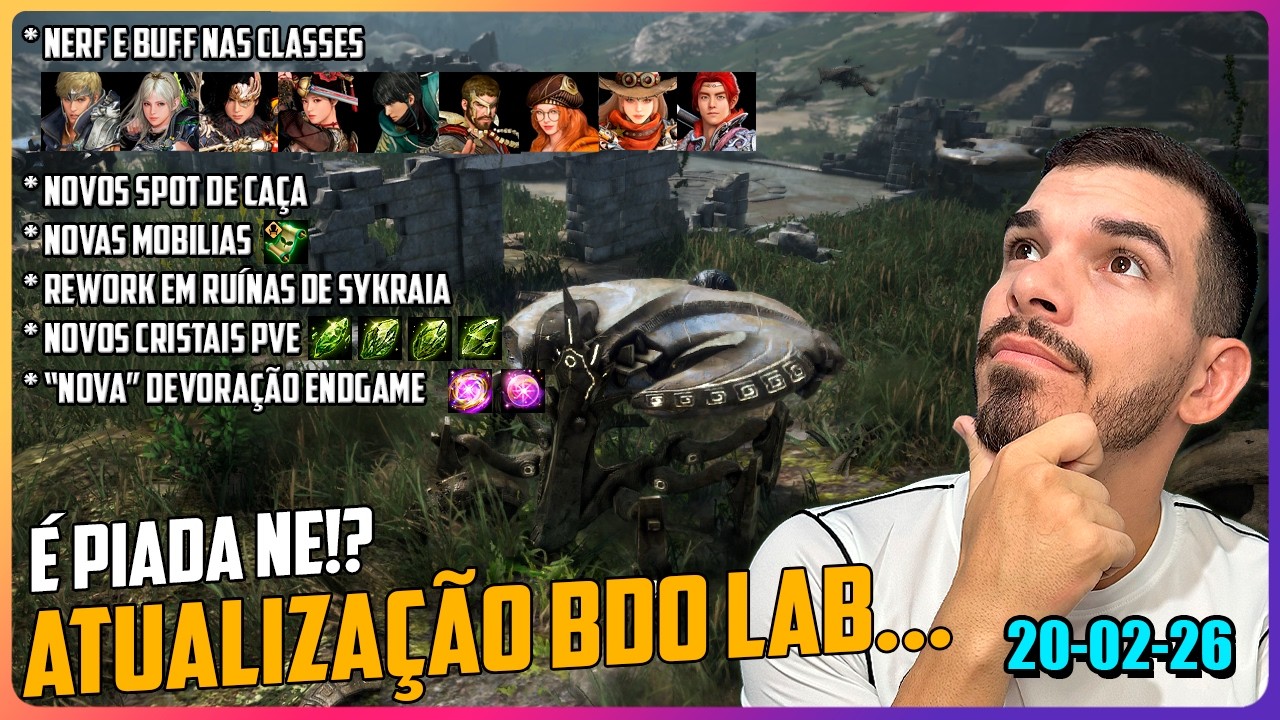 NERF E BUFF PVP E NOVO SPOT ENDGAME