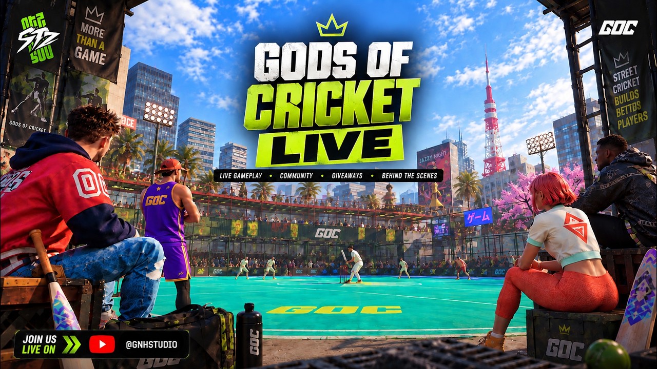 WE ARE LIVE! 🔥 | GODS OF CRICKET LIVE GAMEPLAY, GIVEAWAYS & SURPRISES! 🏏