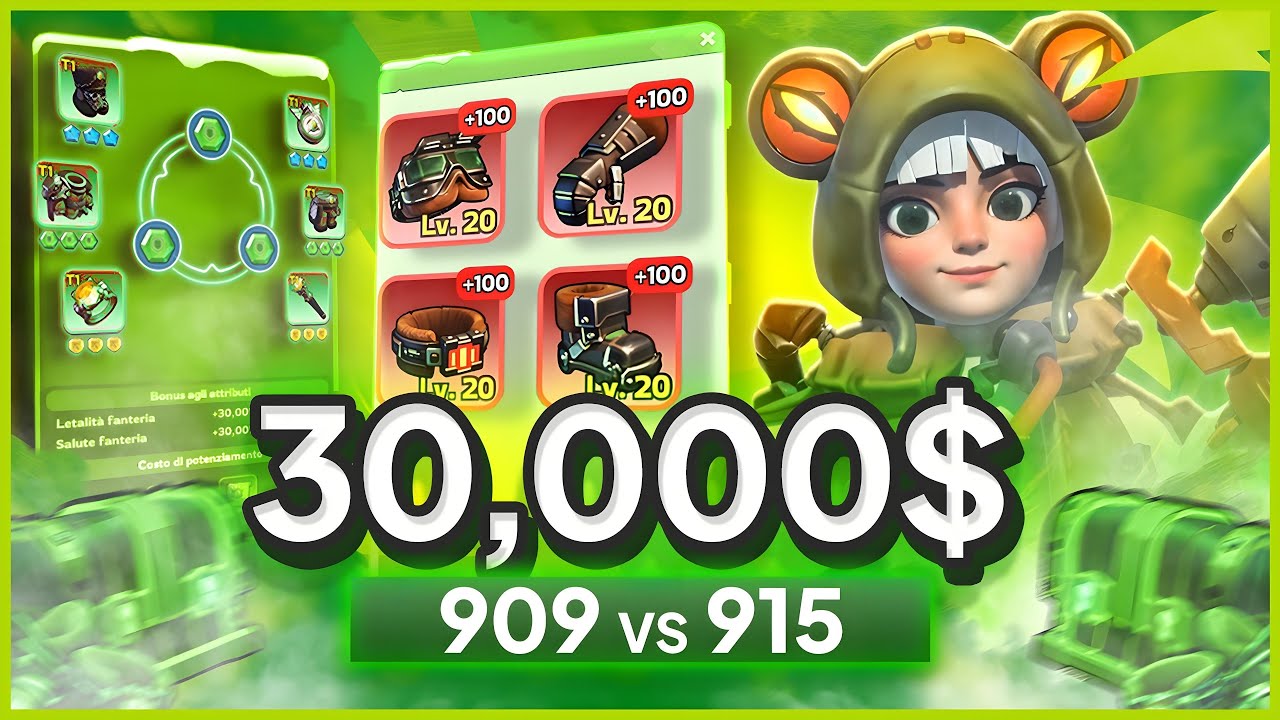 30,000$ SvS Mega Spending Spree - Whiteout survival 909 vs 915