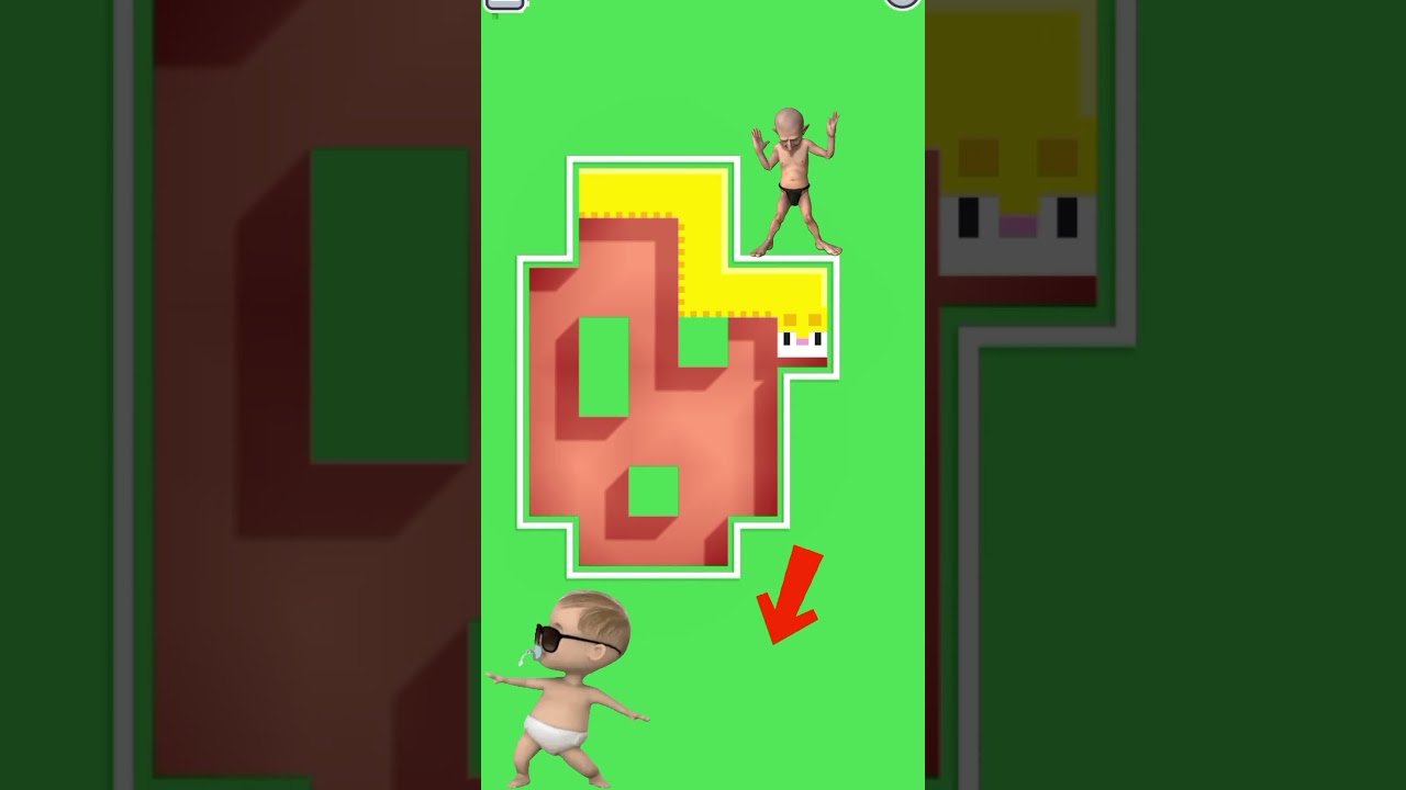 Funny Longcat Puzzle Shorts Gameplay #longcat #shortsfeed