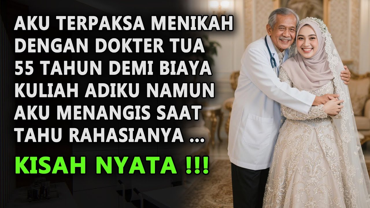 AWALNYA TERPAKSA MENIKAH DENGAN DOKTER 55 TAHUN DEMI BIAYA KULIAH, NAMUN AKU SYOK SAAT MALAM PERTAMA