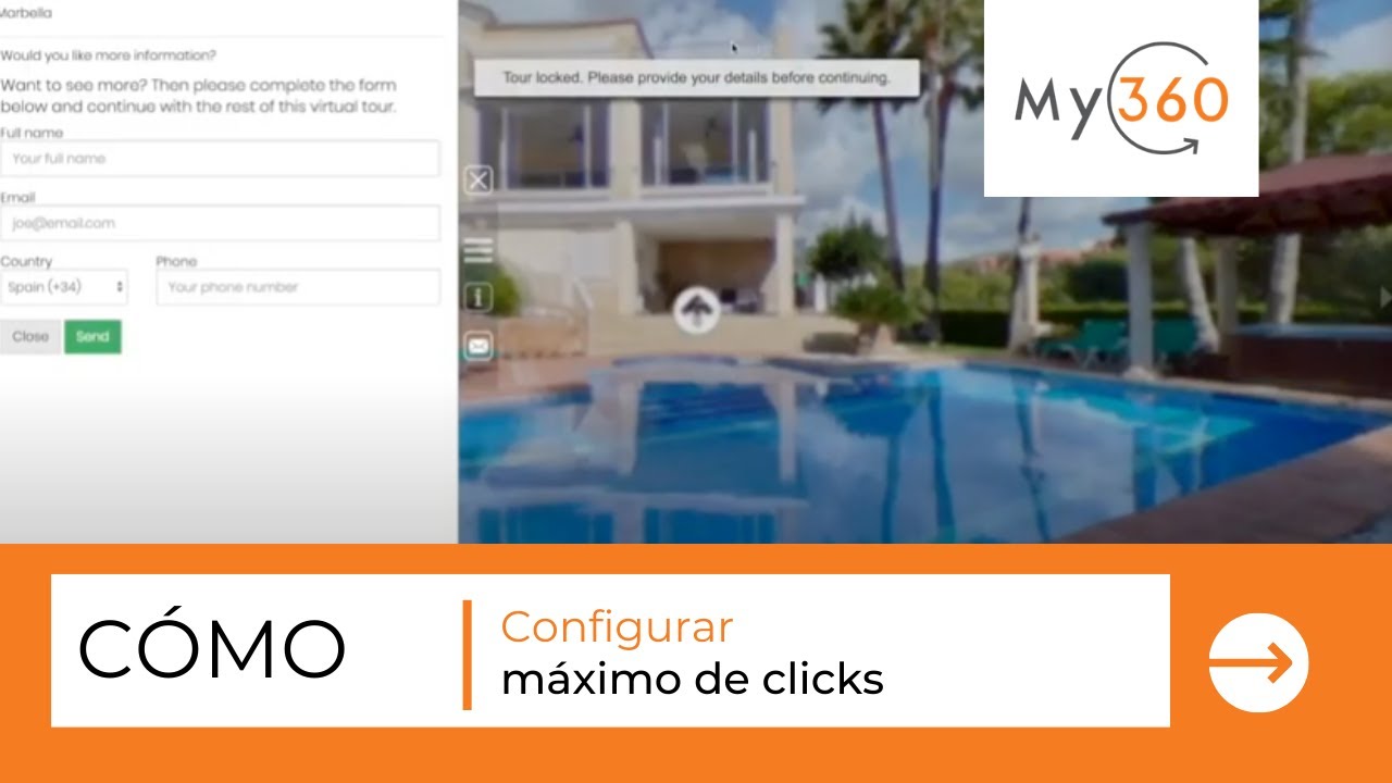 Maximo de Clicks en My360 | My360 Software de Tours Virtuales