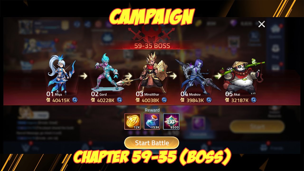 Mobile Legends Adventure Campaign 59-35 (Boss)