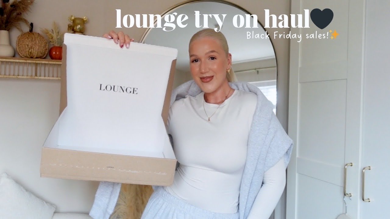 LOUNGE TRY ON HAUL🖤✨