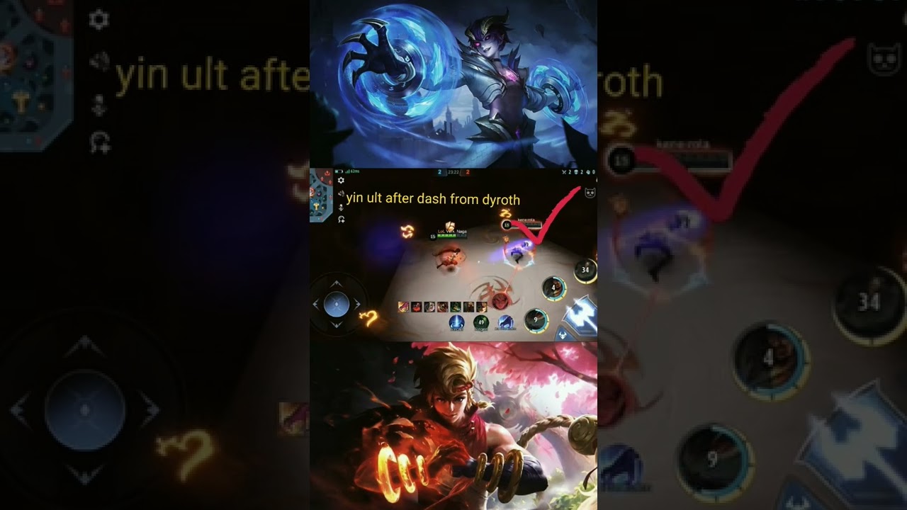 Counter Hero // Yin vs Dyroth #mobilelegends