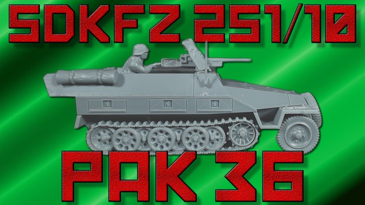 Bolt Action Band of Brothers Starter Set SDKFZ 251/10 PaK 36 Halftrack [28mm]