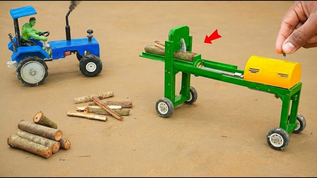 Diy Mini Wood Chopping Machine