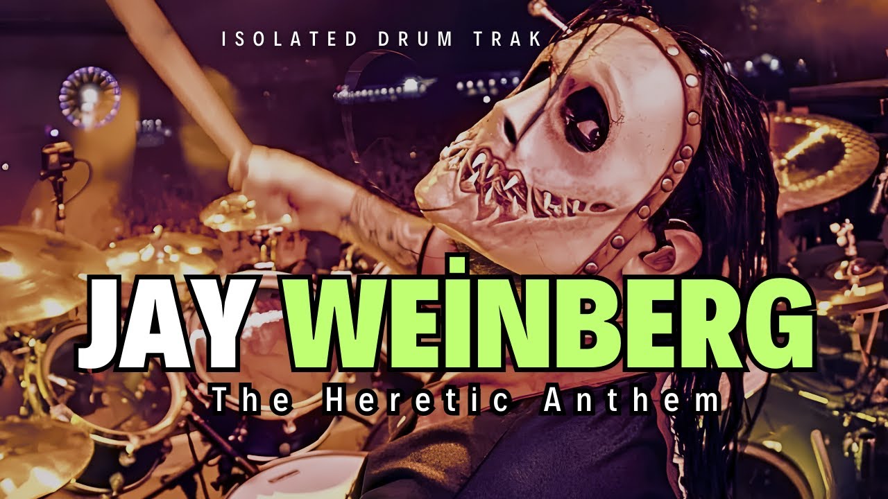 Jay Weinberg – The Heretic Anthem Isolated Drum Live Performance  ISOLATEDLIVEDRUM