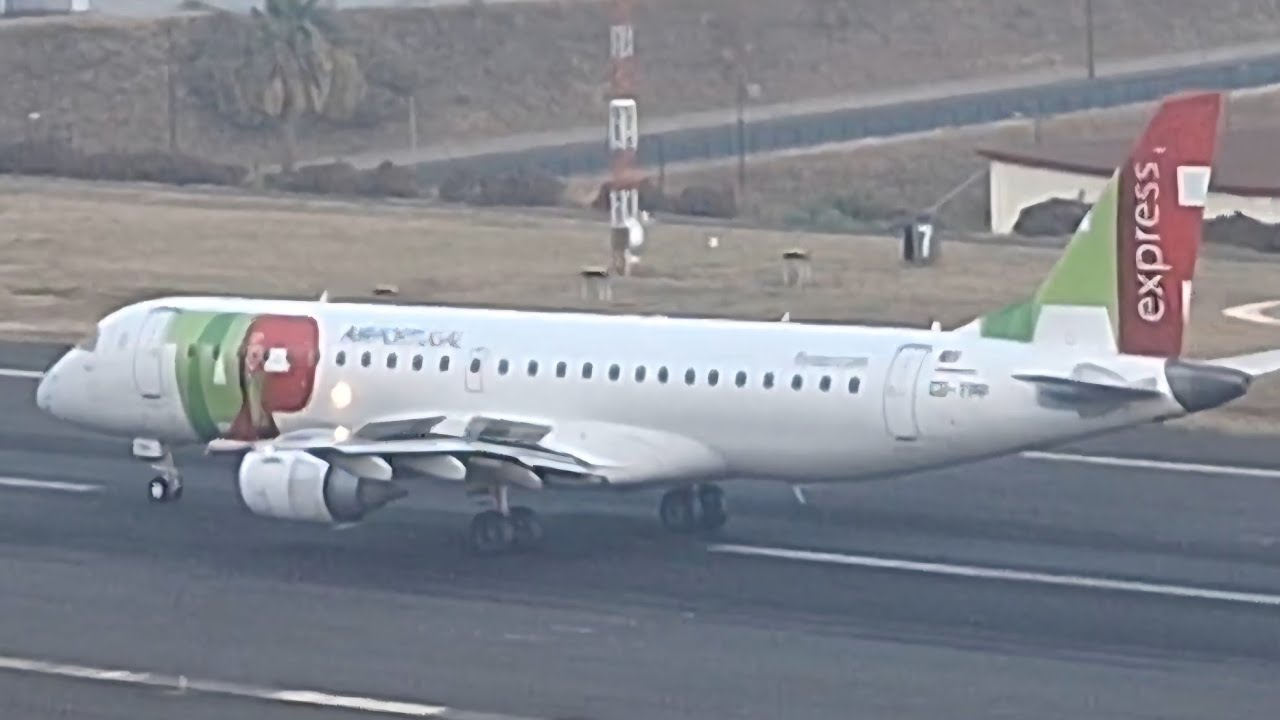 ABORTED TAKEOFF E190LR TAP at Madeira Airport 