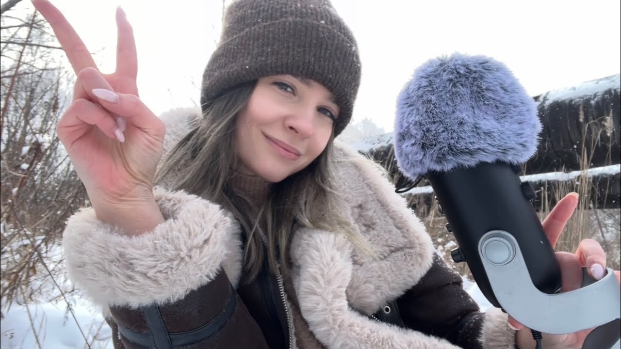 ASMR dans forêt enneigée