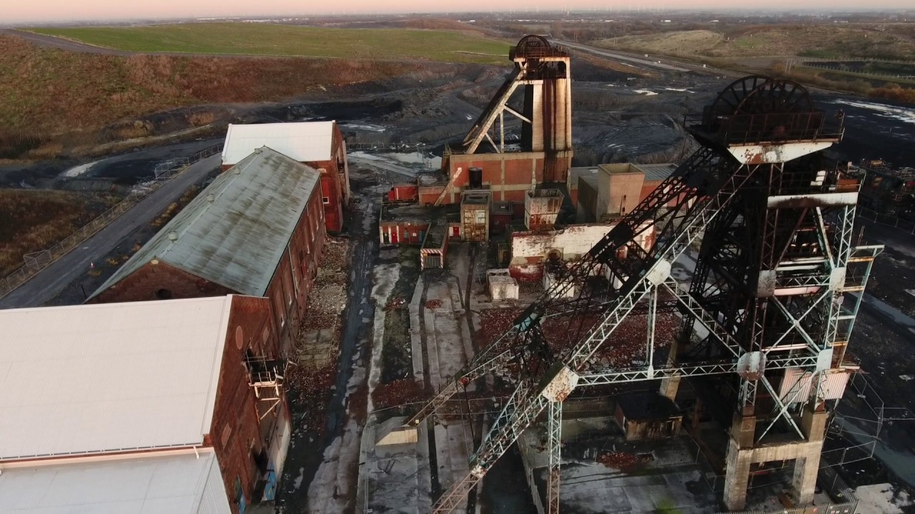 Hatfield Colliery from above.