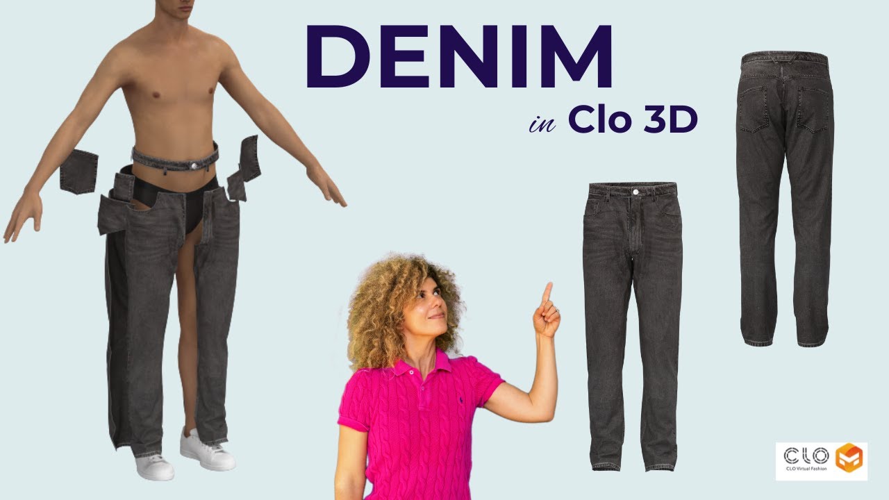 Realistic 3D Denim in Clo 3D: A Beginner-to-Pro Tutorial #3ddesign #digitalfashion