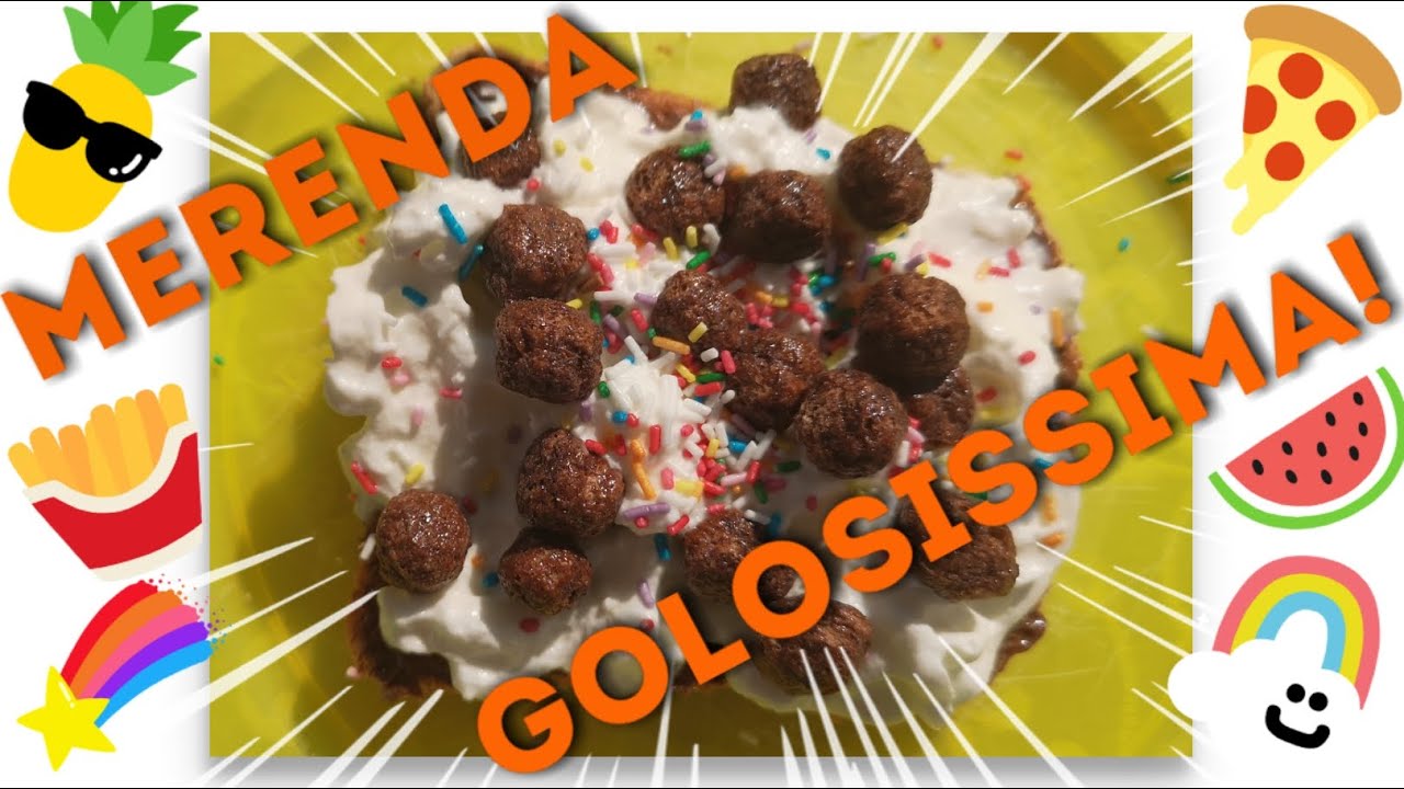 MERENDA VELOCE E GUSTOSA per bambini!!! 😋😋😋🧁🍫🍬🎂🍩🍰