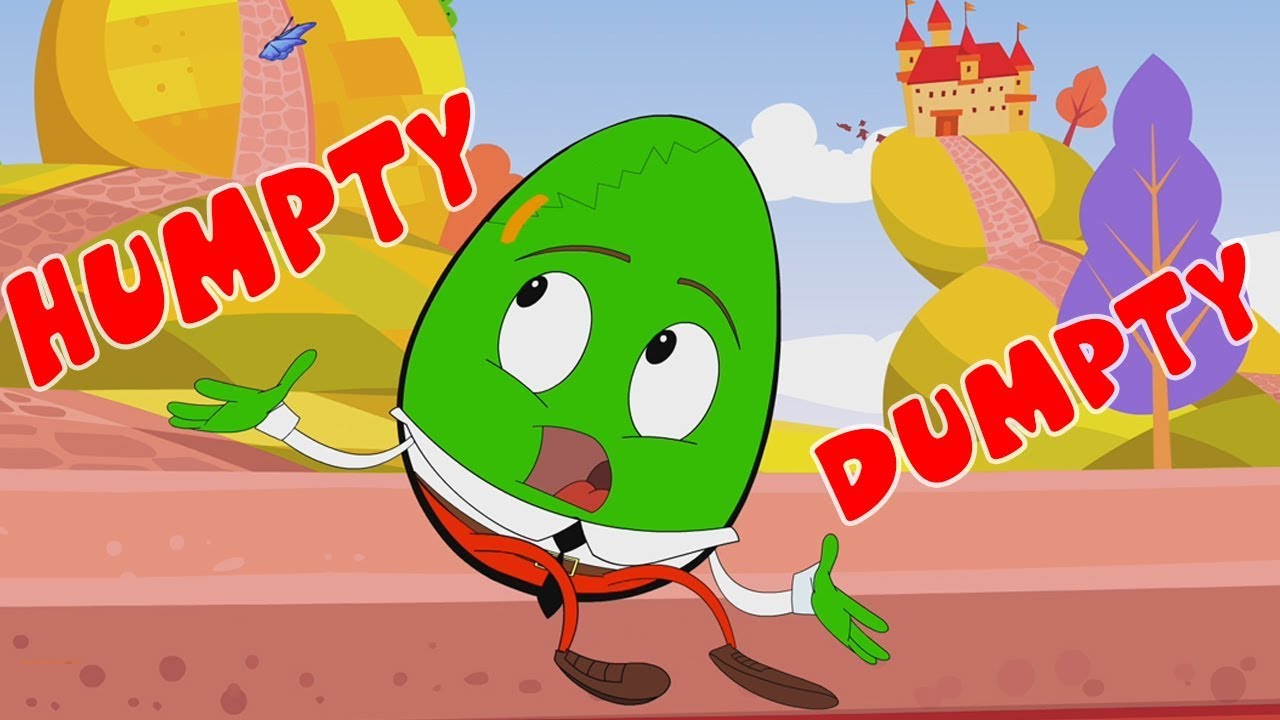 humpty dumpty sentado na parede | Humpty Dumpty | Toddlers Toons Português | canção crianças