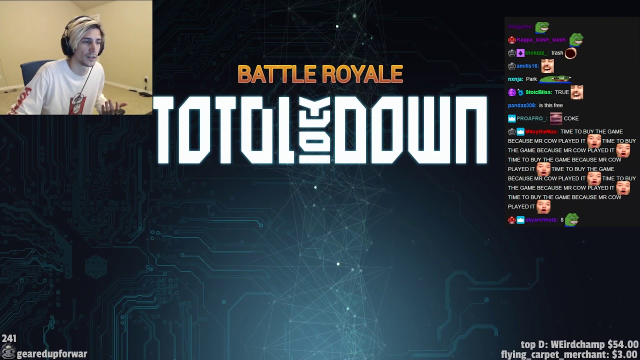 xQc Plays Total Lockdown With Chat Full - Part (1/3)