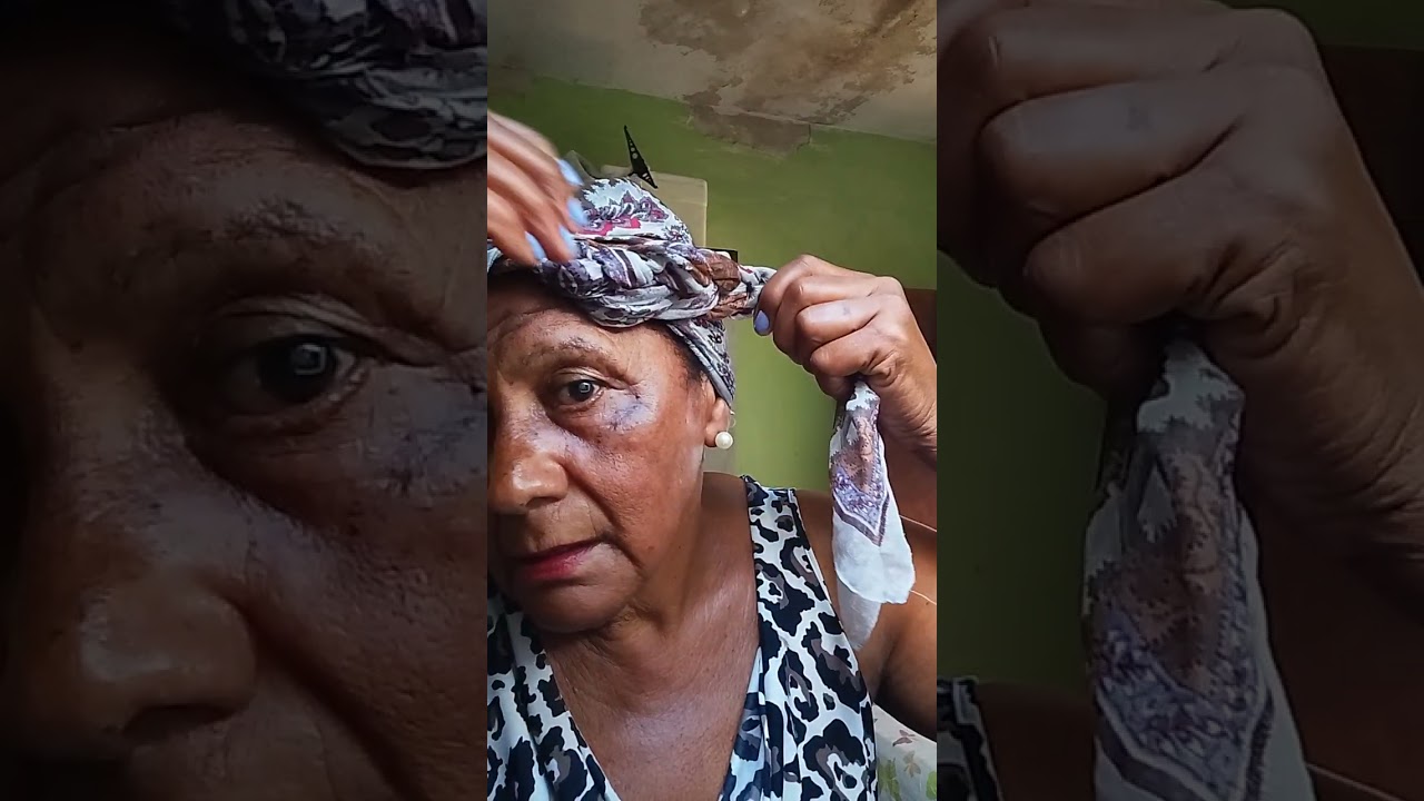 Ensinando como por lenço na cabeça parte 2