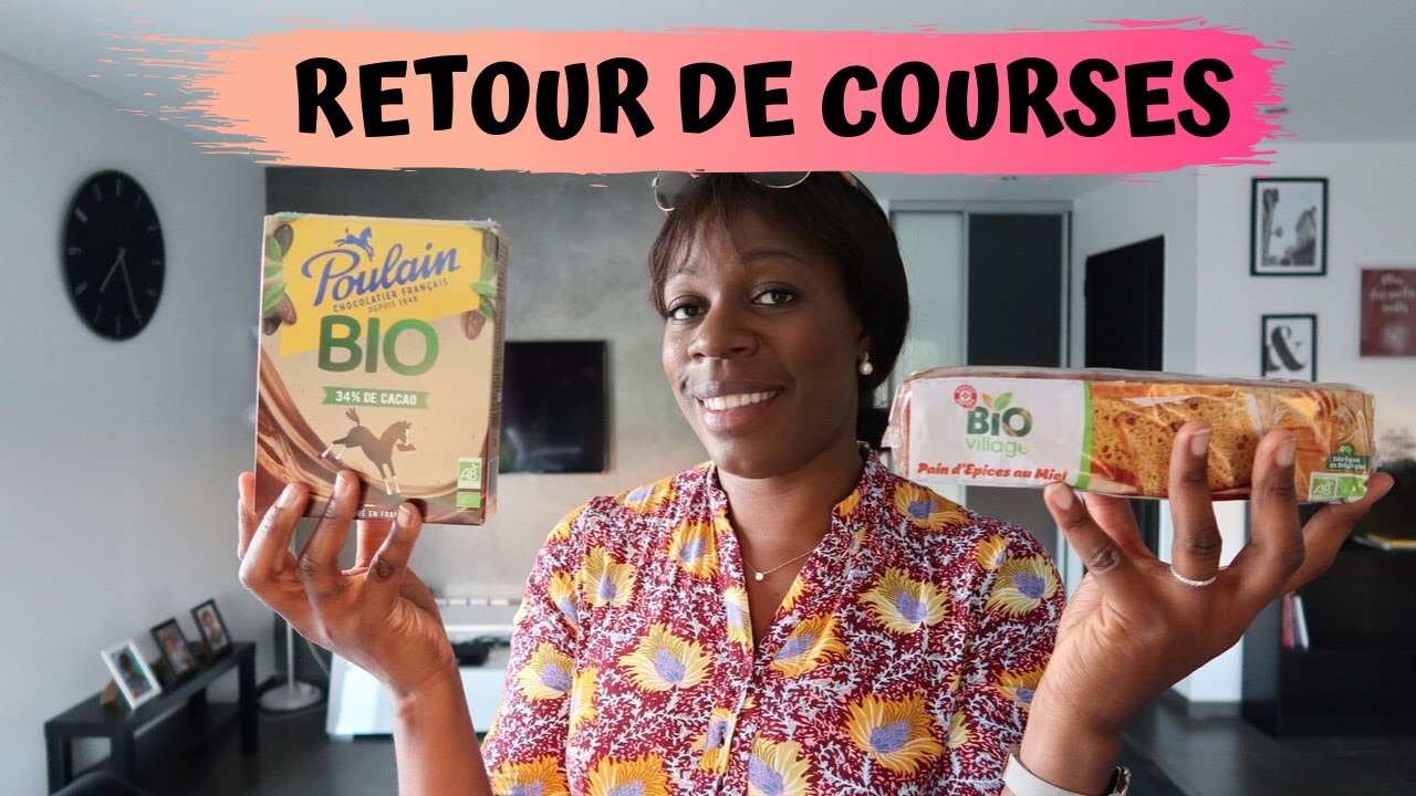 RETOUR DE COURSES LECLERC BIO VILLAGE  ET LE MENU DE LA SEMAINE | GROCERY HAUL