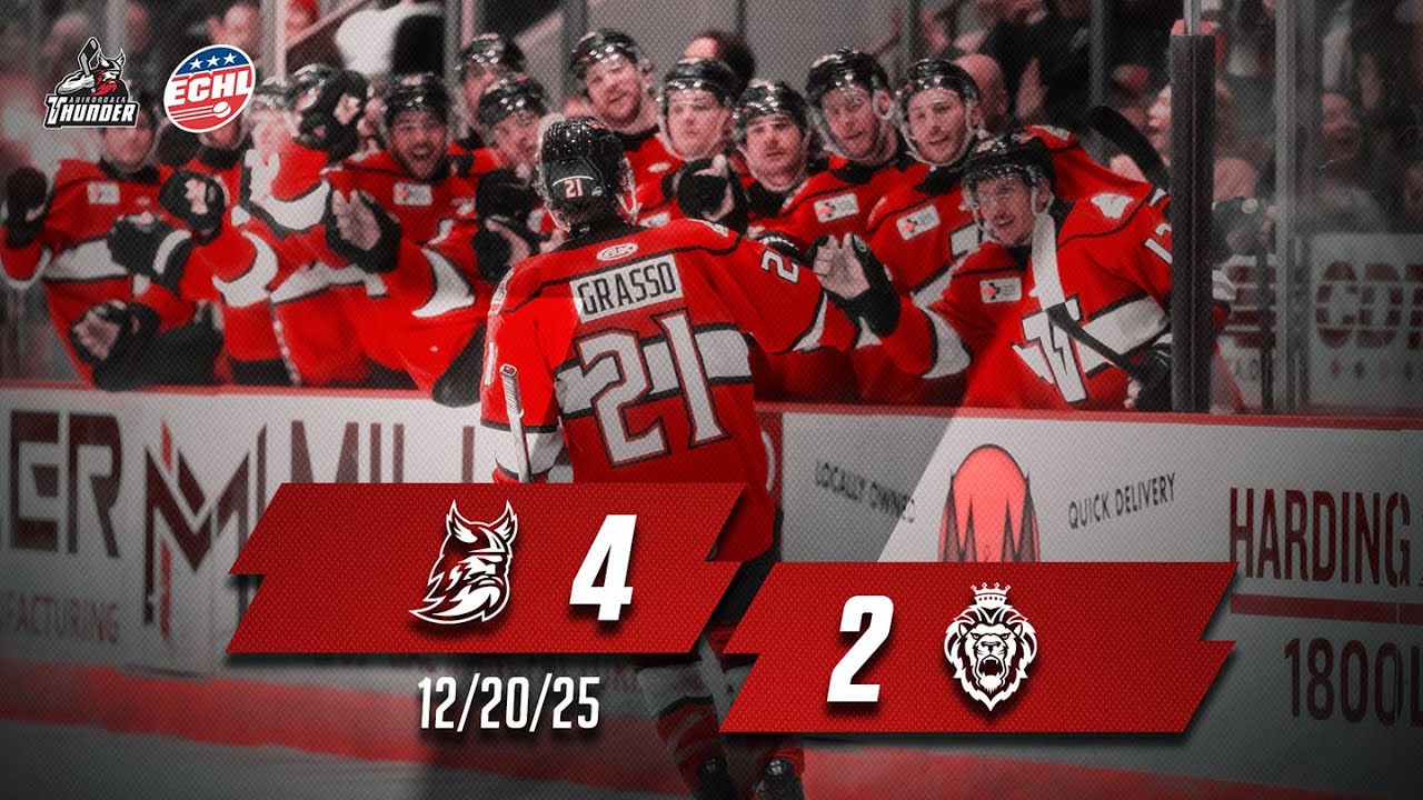 12/20/25 Highlights Reading Royals 2 - Adirondack Thunder 4
