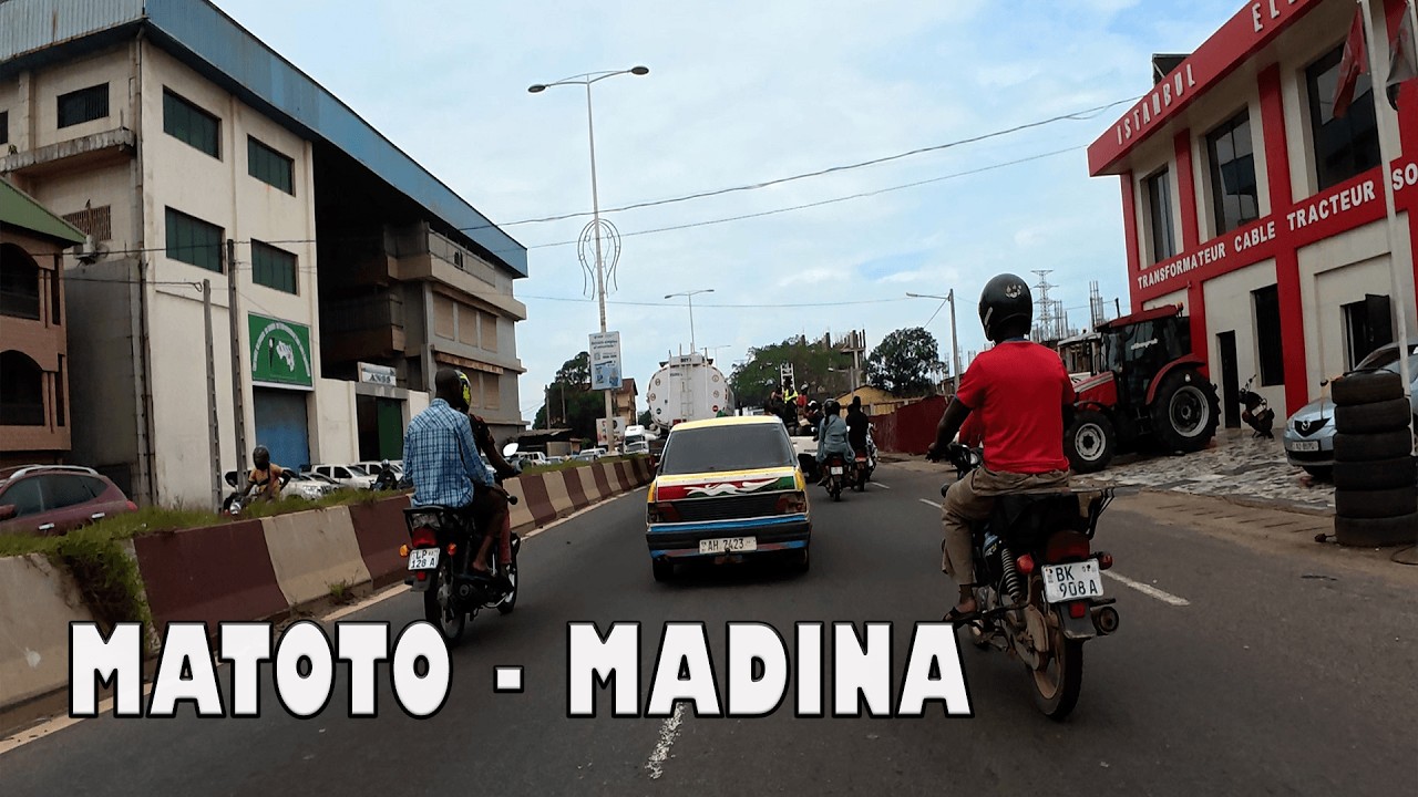 Moto Ride à Conakry 🇬🇳 : Matoto → Madina, sans filtre !