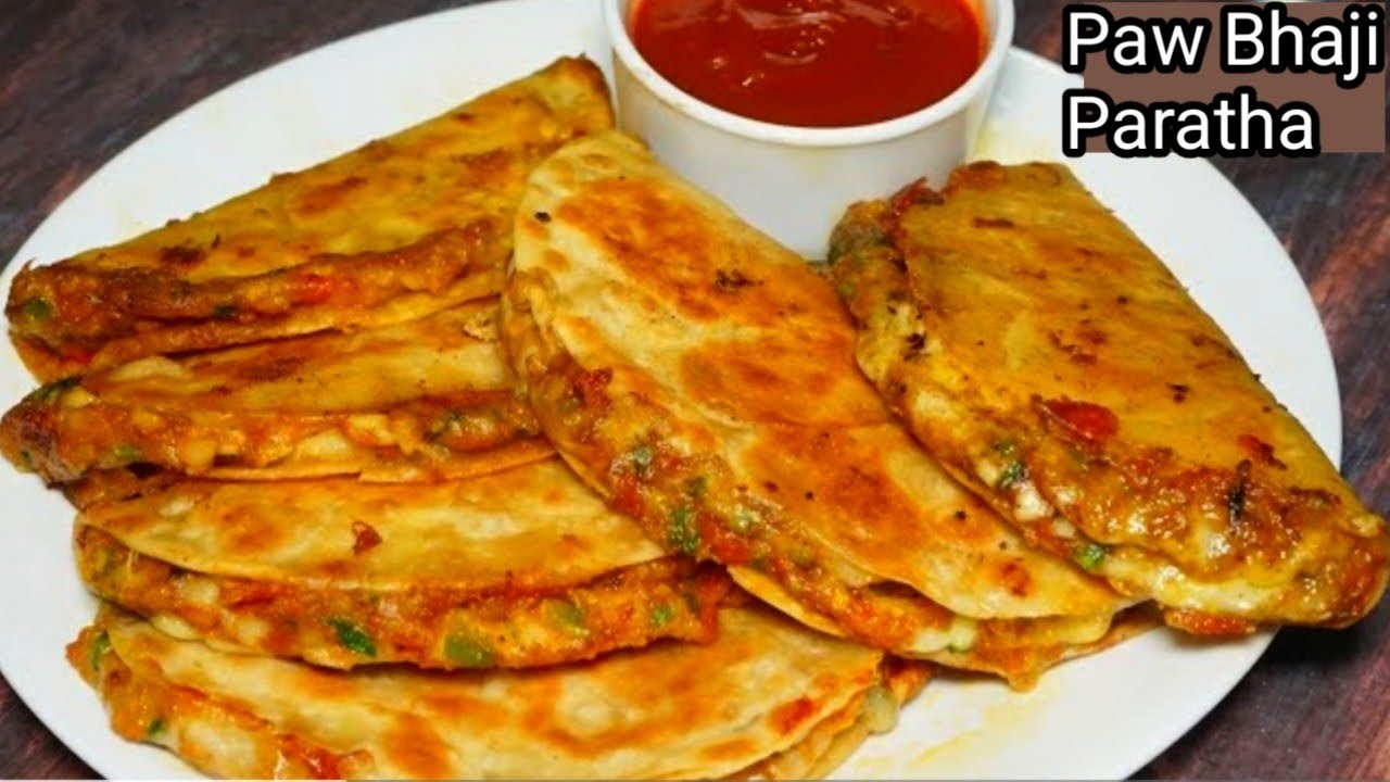 बच्चों के लिए पाव भाजी पराठा बनाये बहोत ही टेस्टी और  नया Paw Bhaji Paratha Recipe |Kids Tiffin Box
