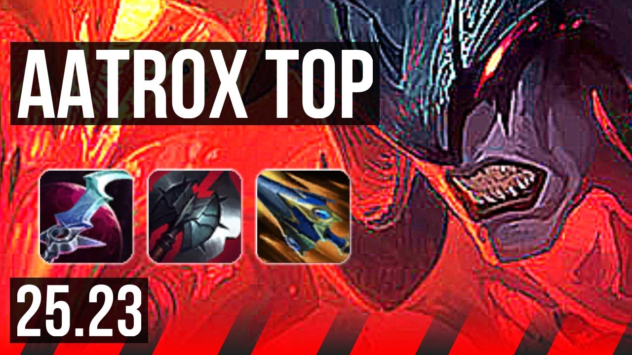 AATROX vs RENEKTON (TOP) | 7 solo kills, Legendary, 500+ games | KR Master | 25.23