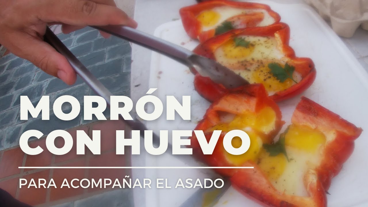 🌶️🍳 MORRON CON HUEVO a la PARRILLA || Mis Fotosecuencias