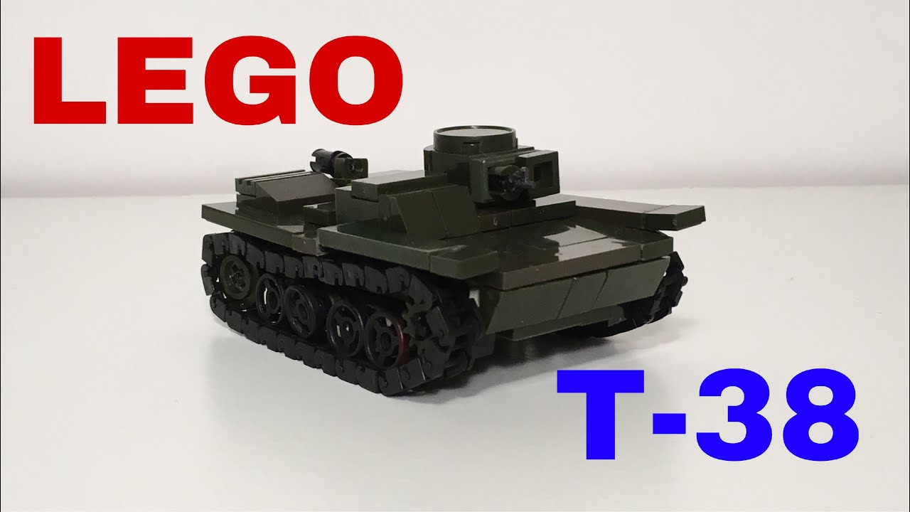 LEGO Ww2 MOC T-38 обзор.