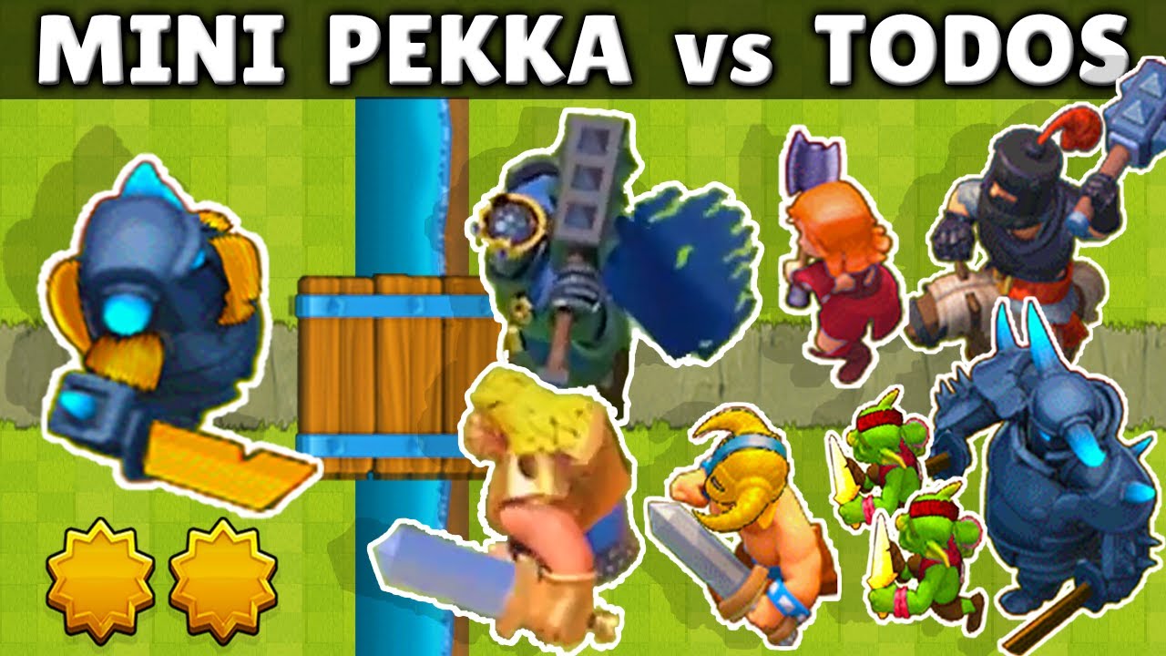 MINI PEKKA vs TODAS LAS CARTAS | 1 vs 1 | OLIMPIADAS de CLASH ROYALE