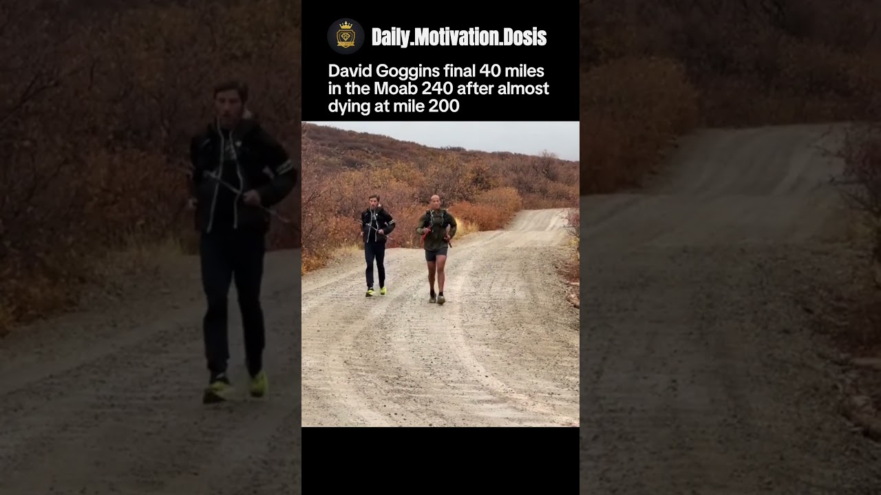 Гоггинс каким-то образом нашел в себе силы преодолеть последние 40 миль гонки Moab 240 #гоггинс