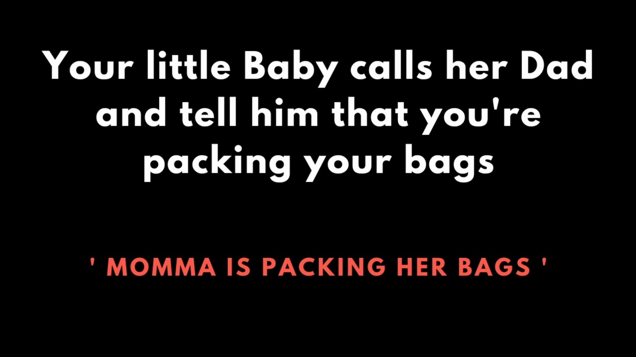 [ASMR] Your baby calls her Dad as you're packing