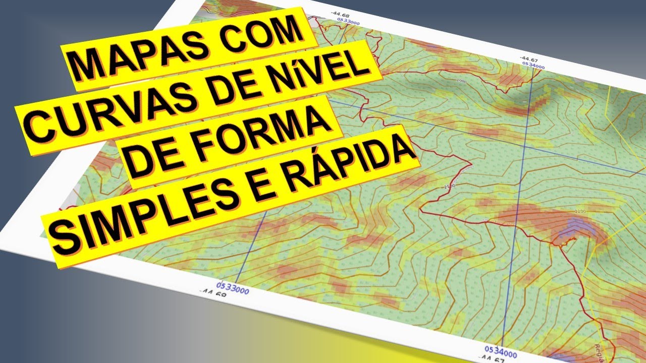 MAPAS COM CURVAS DE NÍVEL DE FORMA SIMPLES E RÁPIDA PARA AS SUAS AVENTURAS, TRILHAS E ESCALADAS