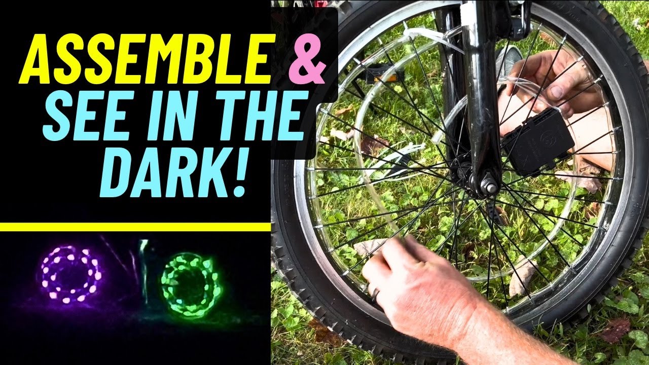 Wheelbrightz Bike Wheel Lights - See them in DARK, LIGHT, & DUSK! Full Installation with TIPS!