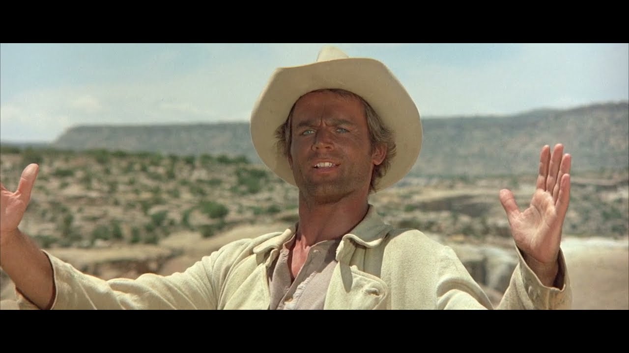 Terence Hill. Il mio nome &egrave; nessuno - Mucchio Selvaggio (My name is Nobody - Wild Bunch scene)