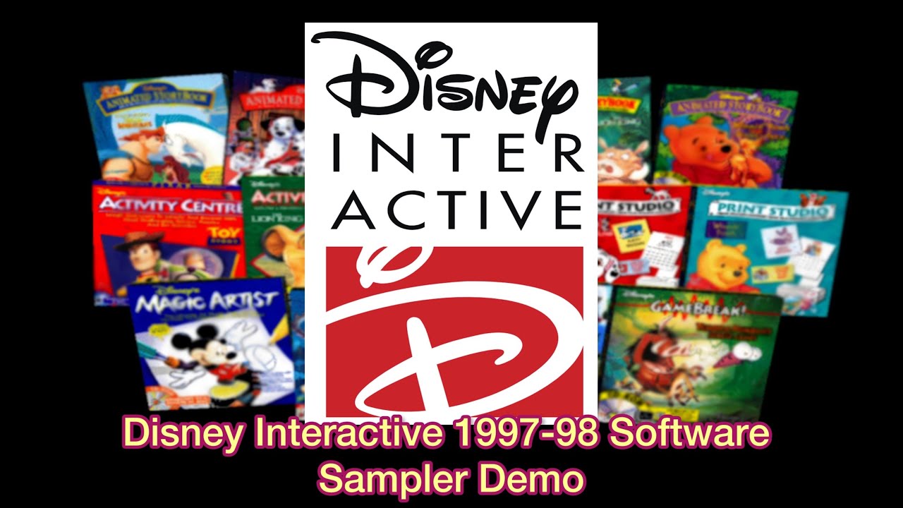 Disney Interactive 1997-98 Software Sampler Demo PC Windows/Macintosh