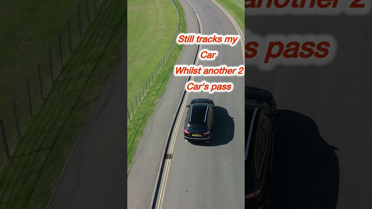 Car tracking DJI Mini 3 active track